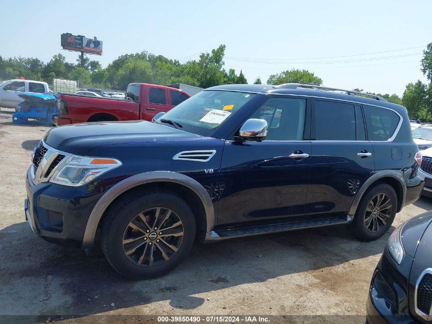 2018 Nissan Armada Platinum VIN: JN8AY2NC6JX500298 Lot: 39850490