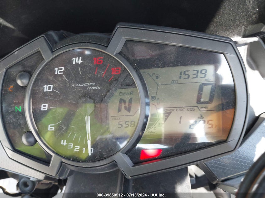 VIN JKBZXJH10KA001836 2019 KAWASAKI ZX636 K