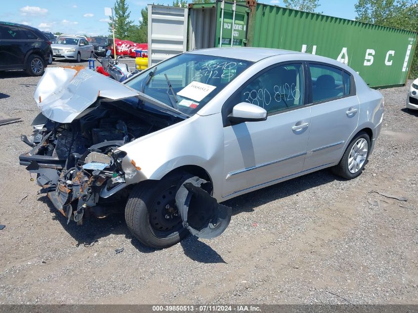 2010 Nissan Sentra 2.0S VIN: 3N1AB6AP0AL629276 Lot: 39850513