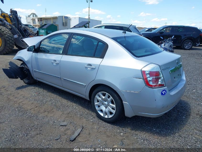 2010 Nissan Sentra 2.0S VIN: 3N1AB6AP0AL629276 Lot: 39850513