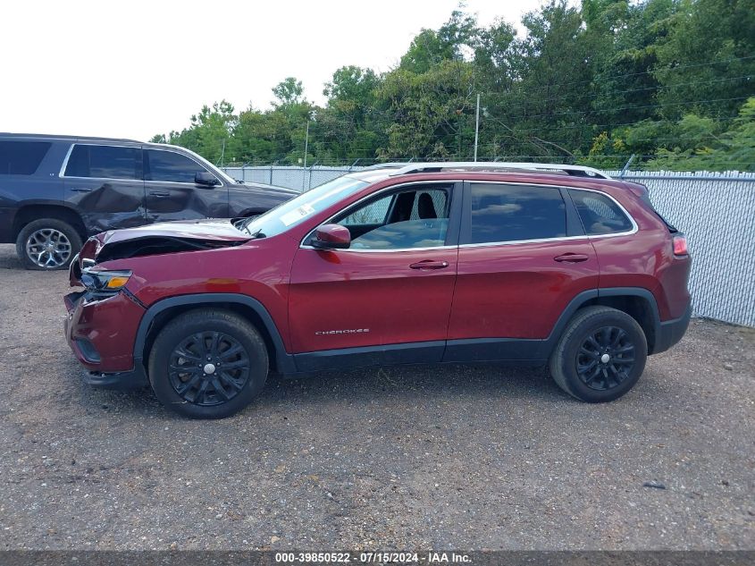 2019 Jeep Cherokee Latitude Fwd VIN: 1C4PJLCBXKD470249 Lot: 39850522