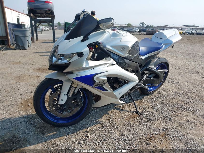 2008 Suzuki Gsx-R600 VIN: JS1GN7EA982104278 Lot: 39850529