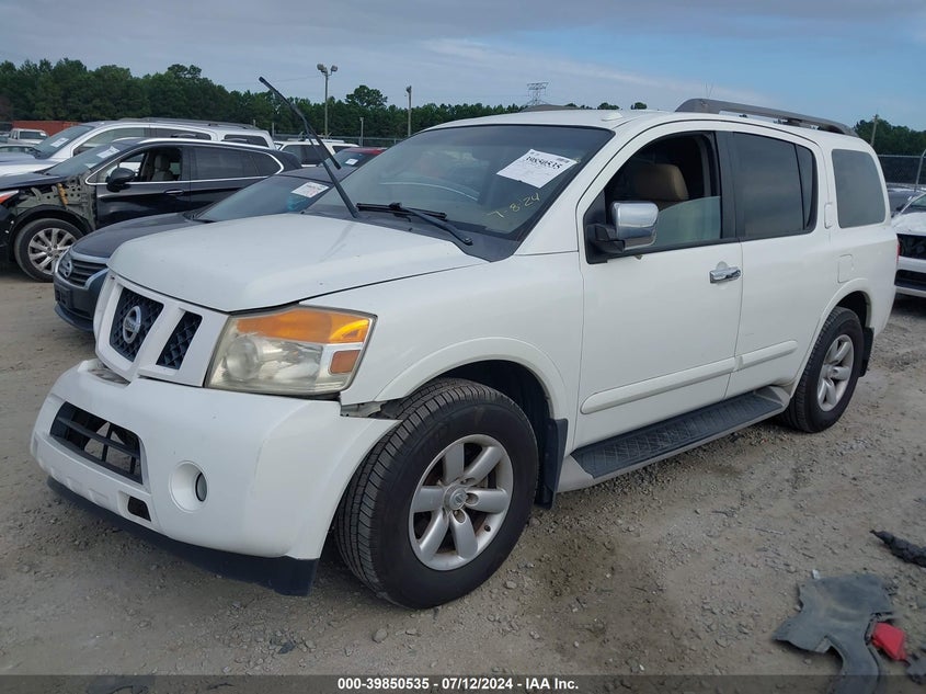 2012 Nissan Armada Sv/Sl/Platinum VIN: 5N1BA0ND5CN602428 Lot: 39850535