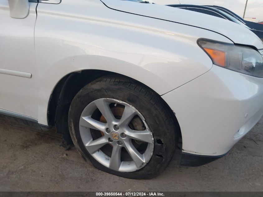 2010 Lexus Rx 350 VIN: 2T2ZK1BA1AC009354 Lot: 39850544