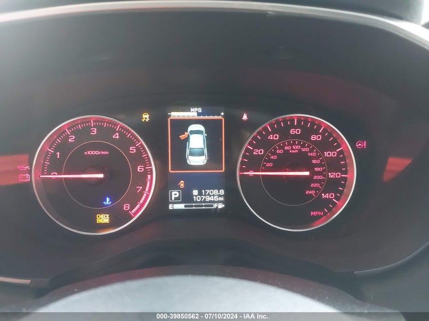 2017 Subaru Impreza 2.0I Sport VIN: 4S3GTAL60H3735597 Lot: 39850562