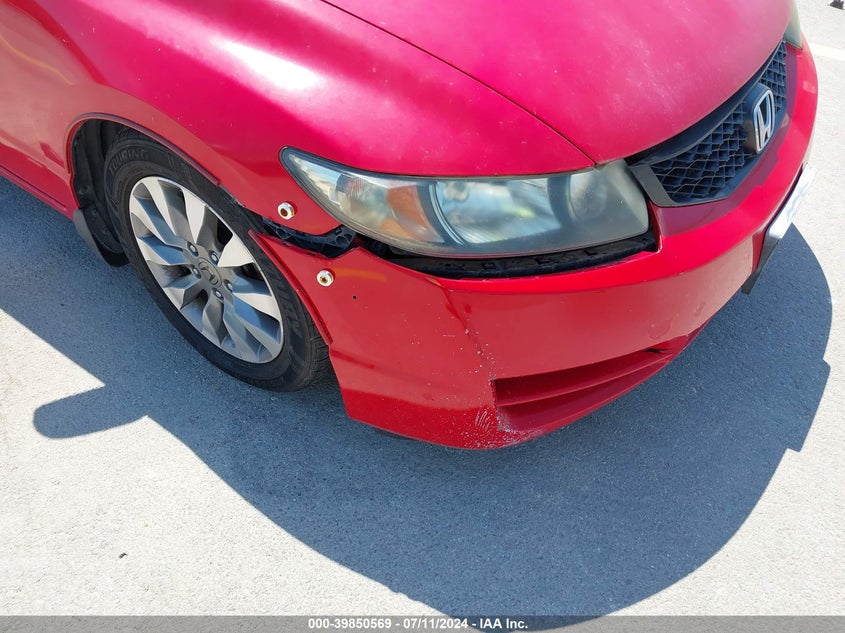 2009 Honda Civic Ex VIN: 2HGFG12849H512188 Lot: 39850569