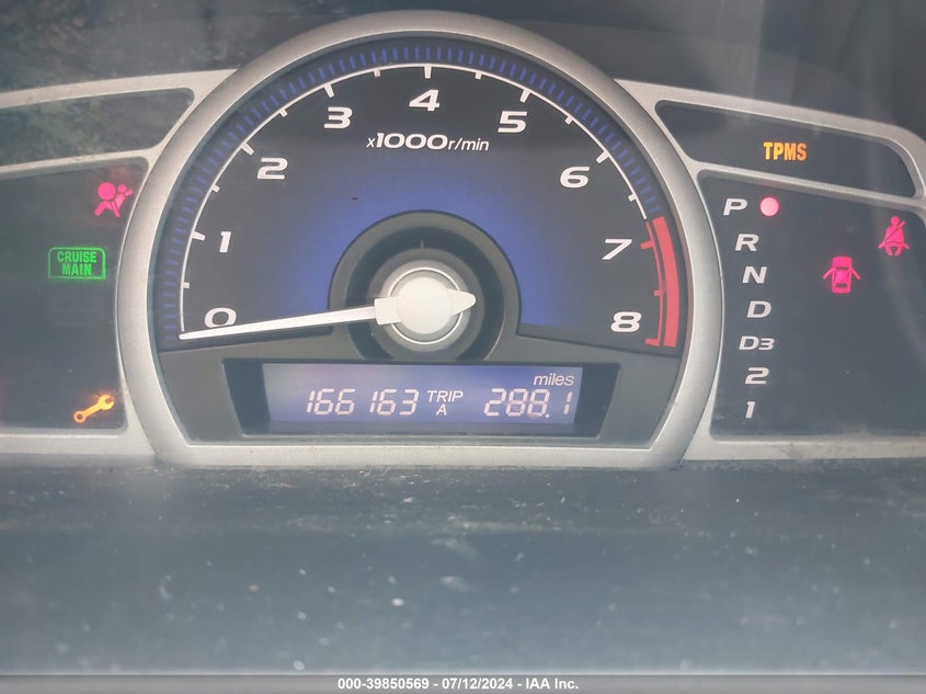 2009 Honda Civic Ex VIN: 2HGFG12849H512188 Lot: 39850569