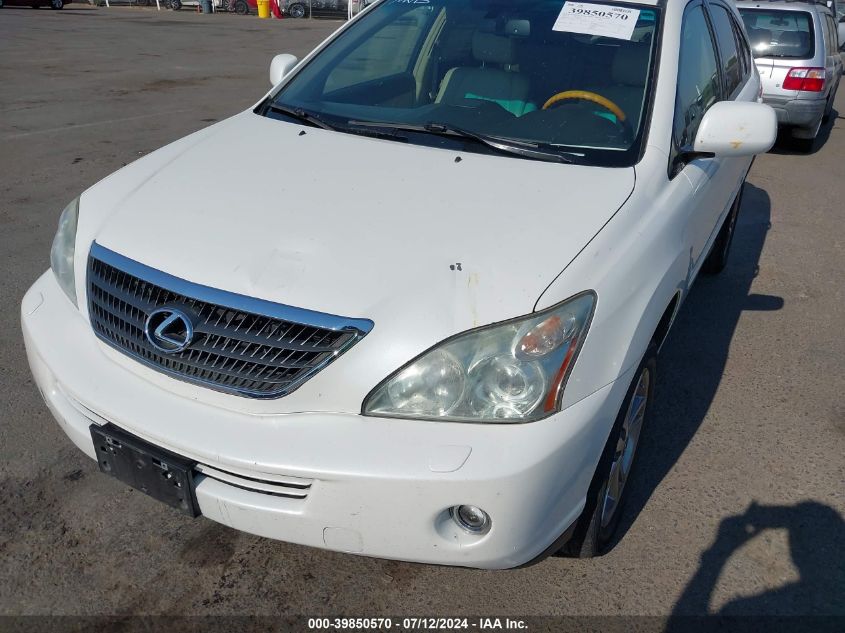 2007 Lexus Rx 400H VIN: JTJHW31U872037569 Lot: 39850570
