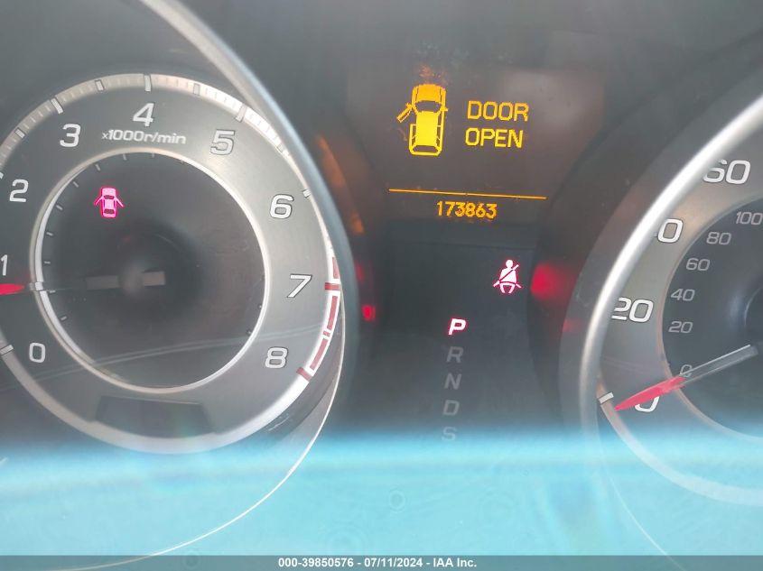 2010 Acura Mdx VIN: 2HNYD2H28AH527655 Lot: 39850576