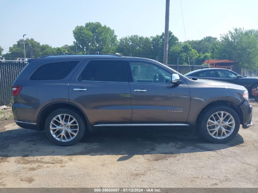 2014 Dodge Durango Citadel VIN: 1C4SDJETXEC332409 Lot: 39850597