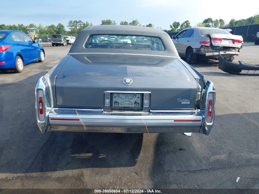 1992 Cadillac Brougham VIN: 1G6DW5470NR707190 Lot: 39850604