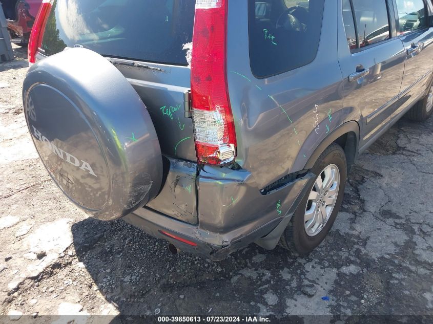 2005 Honda Cr-V Se VIN: SHSRD78965U301588 Lot: 39850613