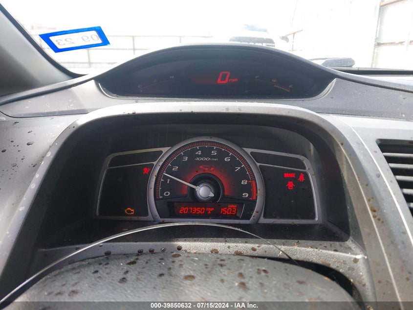 2008 Honda Civic Si/Si Mugen VIN: 2HGFA555X8H708029 Lot: 39850632