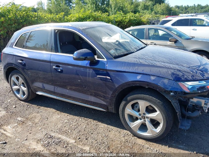 2021 Audi Q5 Premium Plus 45 Tfsi Quattro S Tronic VIN: WA1BAAFY1M2013546 Lot: 39850675