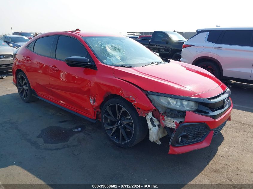 2018 Honda Civic Sport VIN: SHHFK7H45JU213256 Lot: 39850682