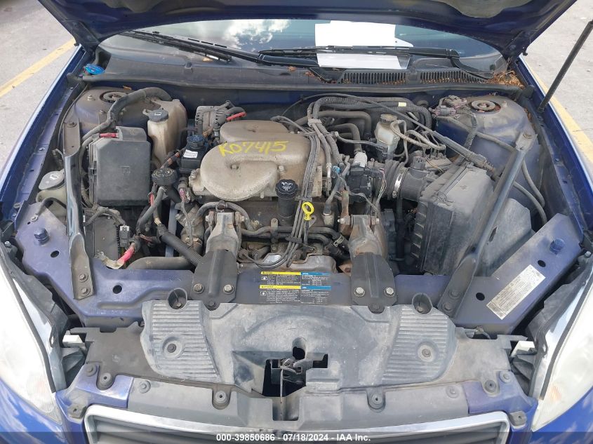 2006 Chevrolet Impala Ltz VIN: 2G1WU581069390274 Lot: 39850686