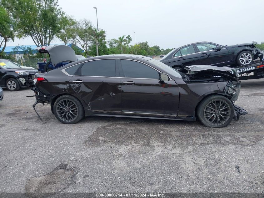 2019 Genesis G80 3.8 VIN: KMHGN4JE4KU299694 Lot: 39850714