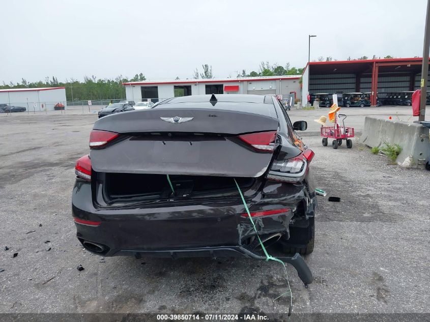 2019 Genesis G80 3.8 VIN: KMHGN4JE4KU299694 Lot: 39850714