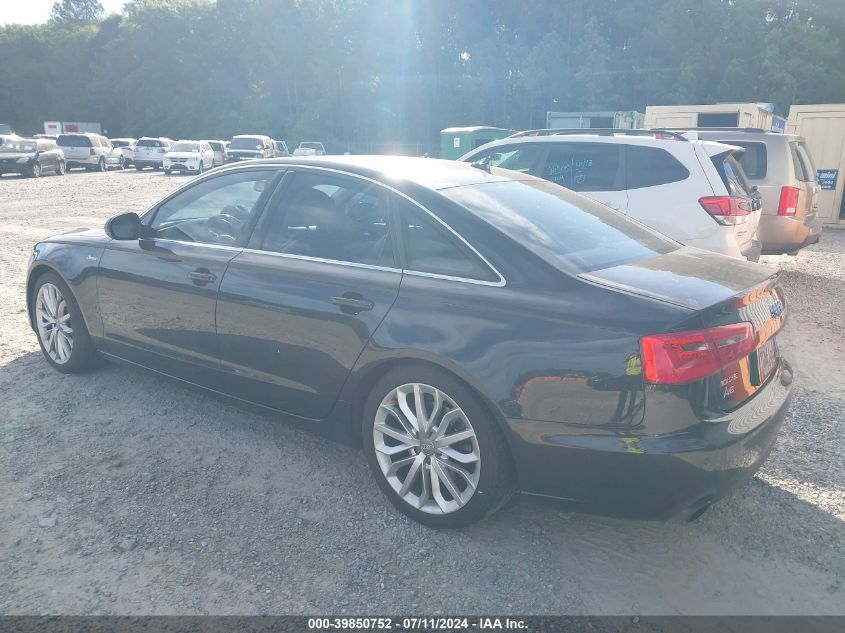 2012 Audi A6 3.0 Premium VIN: WAUGGAFC2CN139844 Lot: 39850752