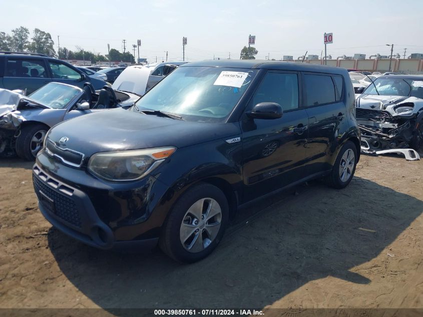 2016 Kia Soul VIN: KNDJN2A25G7245136 Lot: 39850761