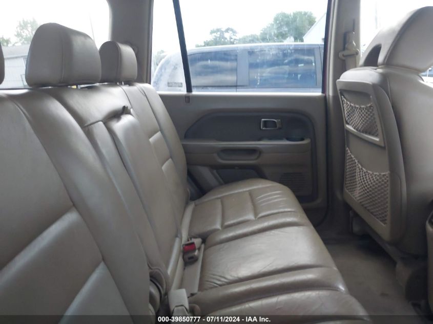 2006 Honda Pilot Ex-L VIN: 2HKYF18536H520597 Lot: 39850777