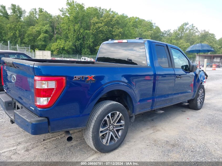 2022 Ford F150 Super Cab VIN: 1FTFX1E88NFB10213 Lot: 39850781