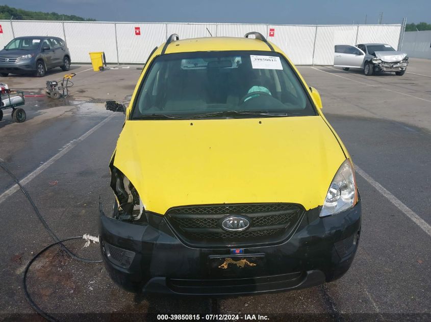 2009 Kia Rondo Lx VIN: KNAFG528797260435 Lot: 39850815