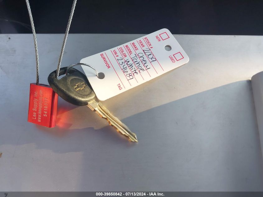 2009 Chevrolet Tahoe Lt1 VIN: 1GNEC23389R234689 Lot: 39850842