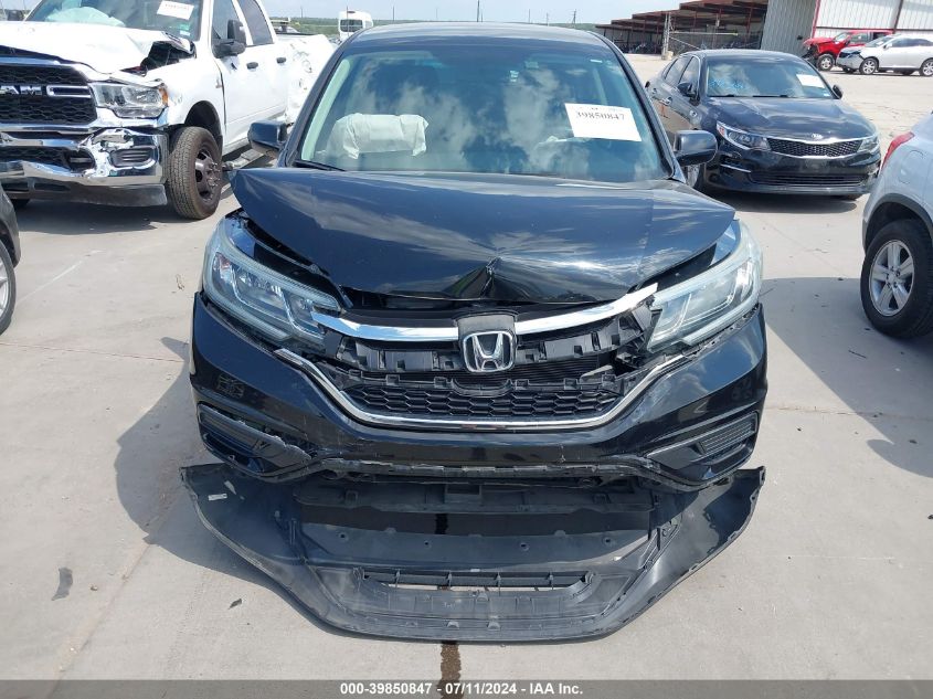 2015 Honda Cr-V Lx VIN: 5J6RM4H36FL074770 Lot: 39850847