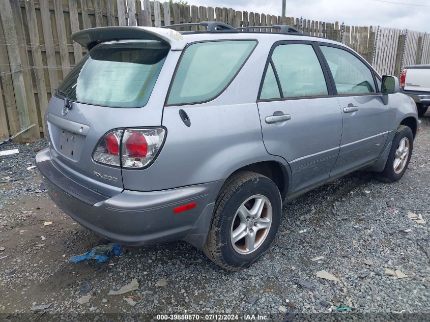 2003 Lexus Rx 300 VIN: JTJHF10U530316294 Lot: 39850870