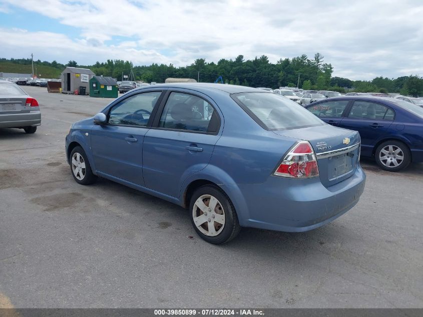 KL1TD56678B010381 | 2008 CHEVROLET AVEO