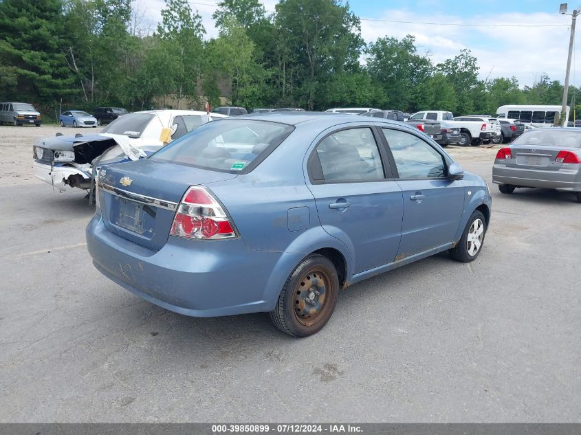 KL1TD56678B010381 | 2008 CHEVROLET AVEO