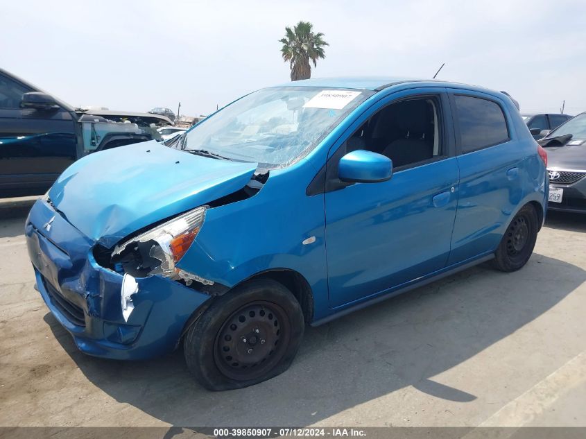 2015 Mitsubishi Mirage De/Rf VIN: ML32A3HJ9FH058173 Lot: 39850907