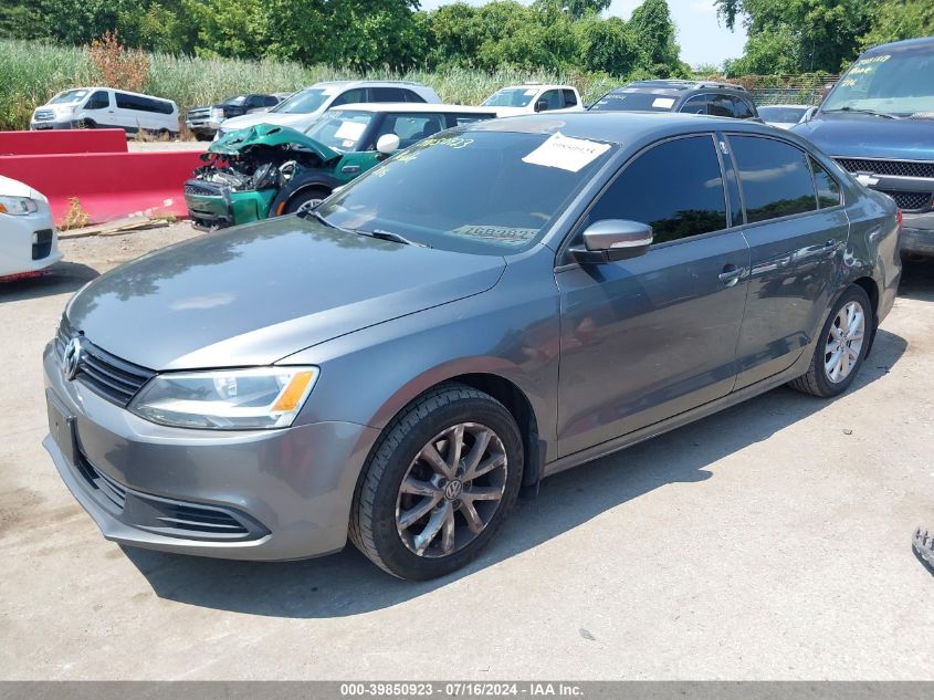 2011 Volkswagen Jetta 2.5L Se VIN: 3VWDZ7AJ5BM398603 Lot: 39850923