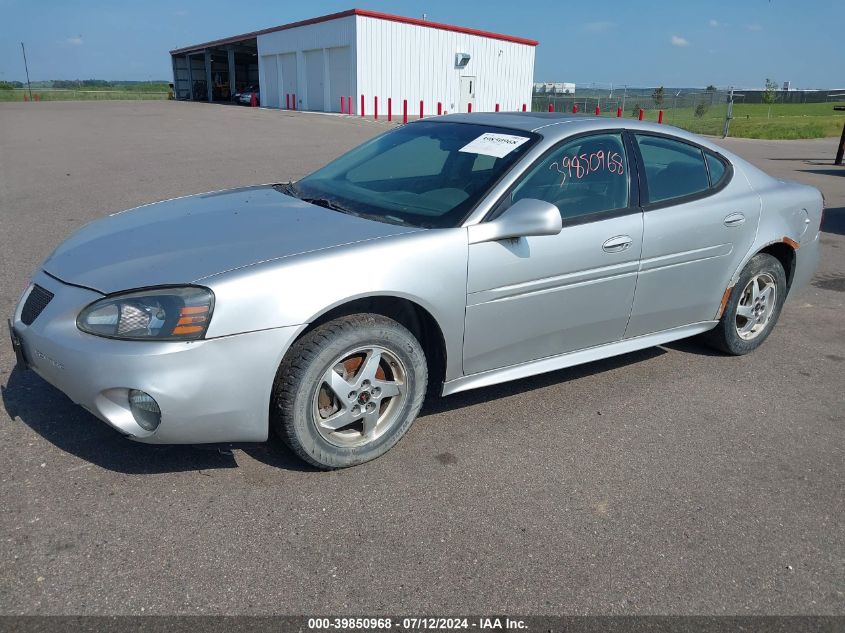 2004 Pontiac Grand Prix Gt2 VIN: 2G2WS542841210275 Lot: 39850968