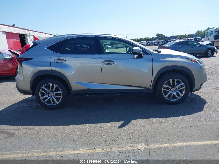 2015 Lexus Nx 200T VIN: JTJBARBZ7F2038146 Lot: 39850993