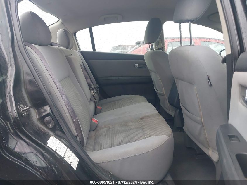 2010 Nissan Sentra 2.0Sr VIN: 3N1AB6AP8AL673347 Lot: 39851021