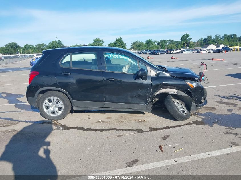 2018 Chevrolet Trax Ls VIN: 3GNCJKSB0JL294273 Lot: 39851059