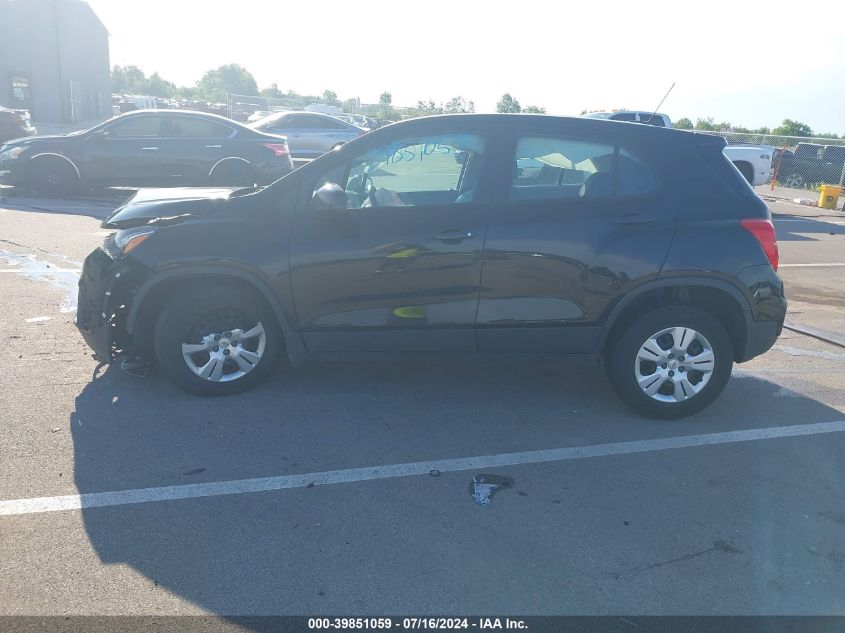 2018 Chevrolet Trax Ls VIN: 3GNCJKSB0JL294273 Lot: 39851059