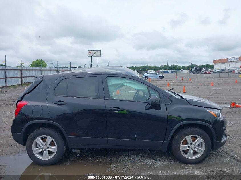 2022 Chevrolet Trax Awd Ls VIN: KL7CJNSM1NB555443 Lot: 39851069