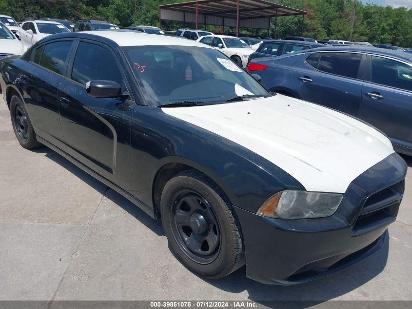 2013 Dodge Charger Police VIN: 2C3CDXATXDH669563 Lot: 39851078