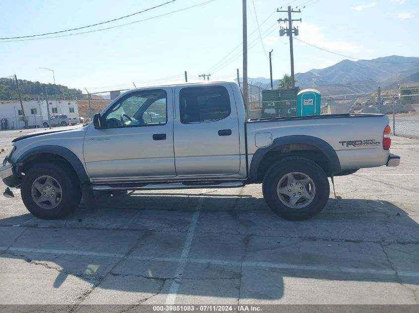 2002 Toyota Tacoma Prerunner V6 VIN: 5TEGN92N12Z068744 Lot: 39851083