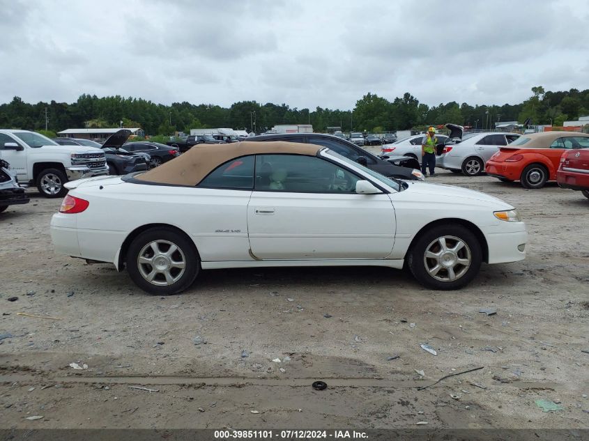 2T1FF28P12C590496 | 2002 TOYOTA CAMRY SOLARA