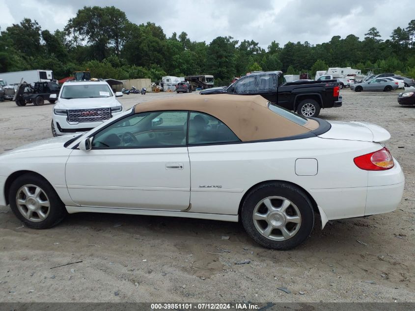 2T1FF28P12C590496 | 2002 TOYOTA CAMRY SOLARA