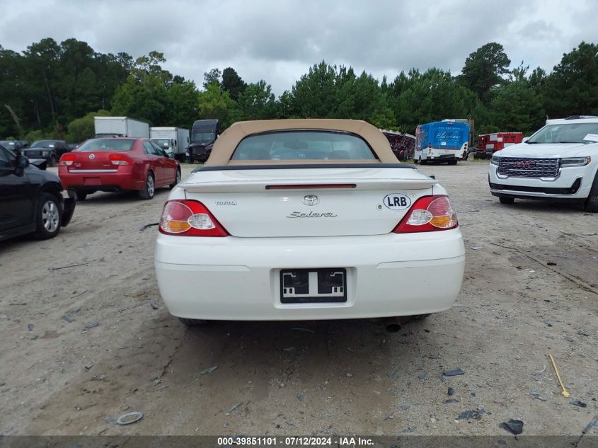 2T1FF28P12C590496 | 2002 TOYOTA CAMRY SOLARA