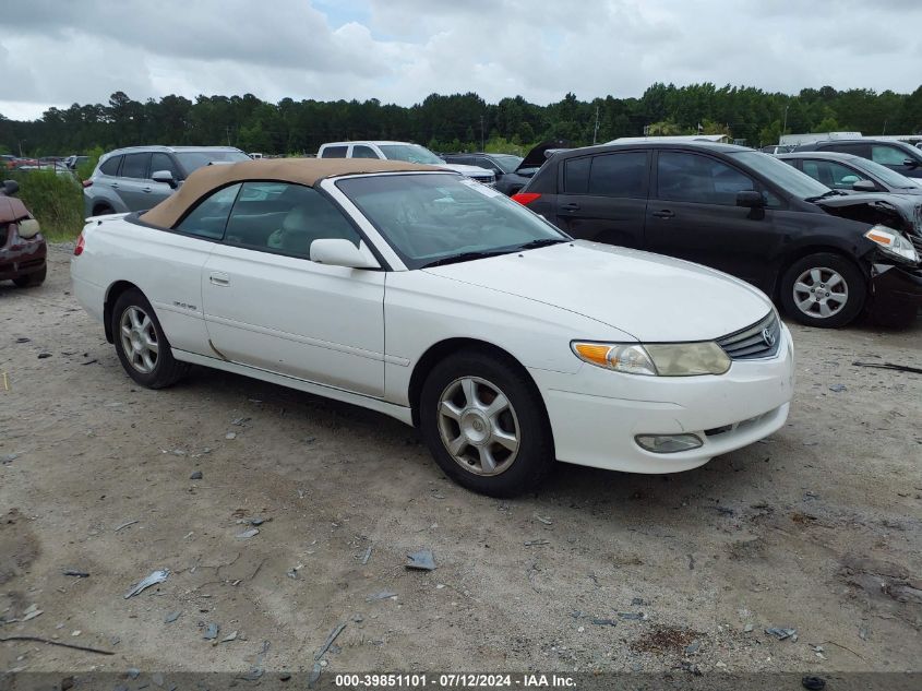 2T1FF28P12C590496 | 2002 TOYOTA CAMRY SOLARA