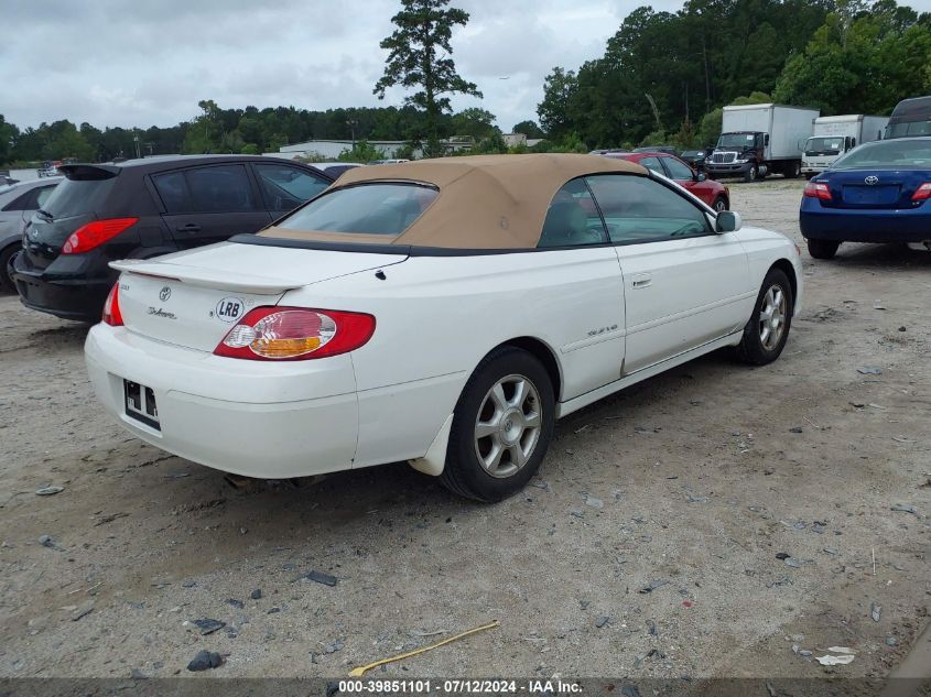 2T1FF28P12C590496 | 2002 TOYOTA CAMRY SOLARA