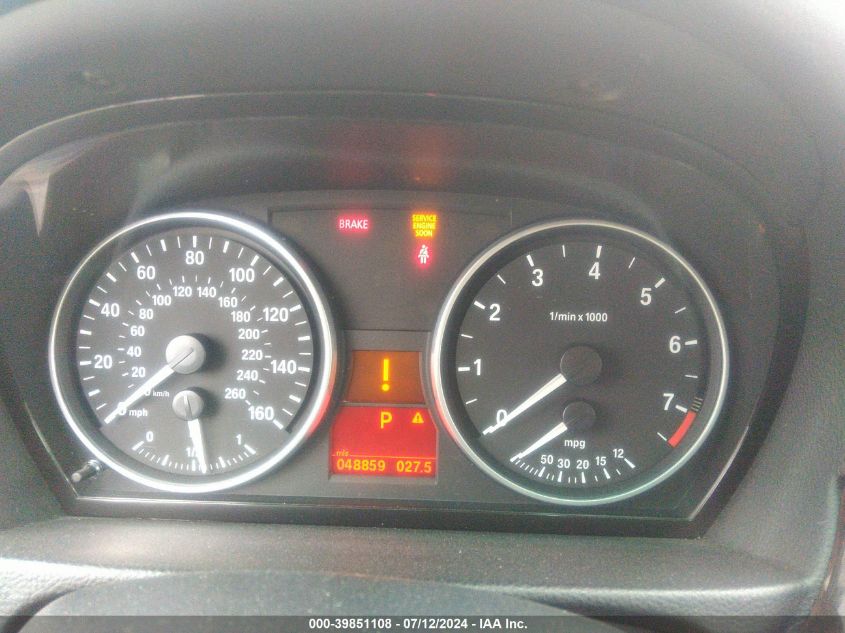 2007 BMW 328I VIN: WBAVA33517KX76273 Lot: 39851108