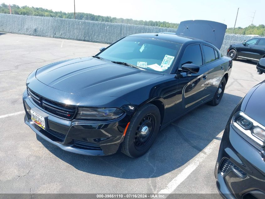 2018 Dodge Charger Police Awd VIN: 2C3CDXKT8JH216259 Lot: 39851110