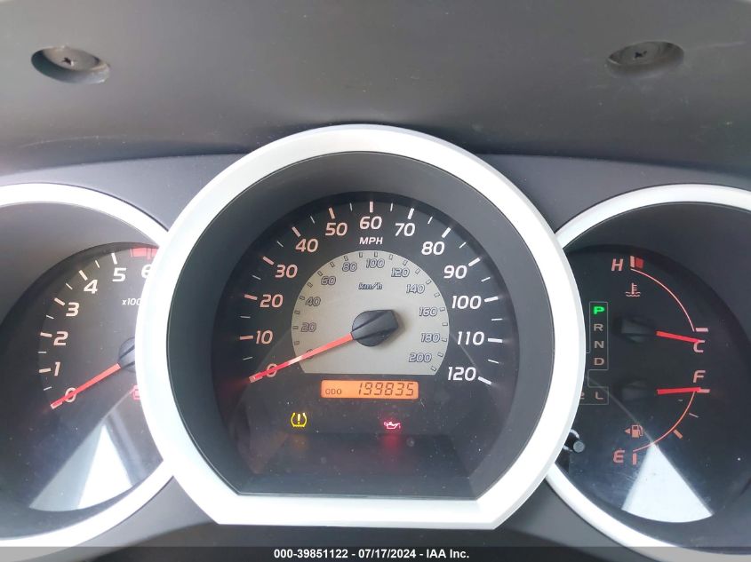 2007 Toyota Tacoma Prerunner V6 VIN: 5TEJU62NX7Z431878 Lot: 39851122